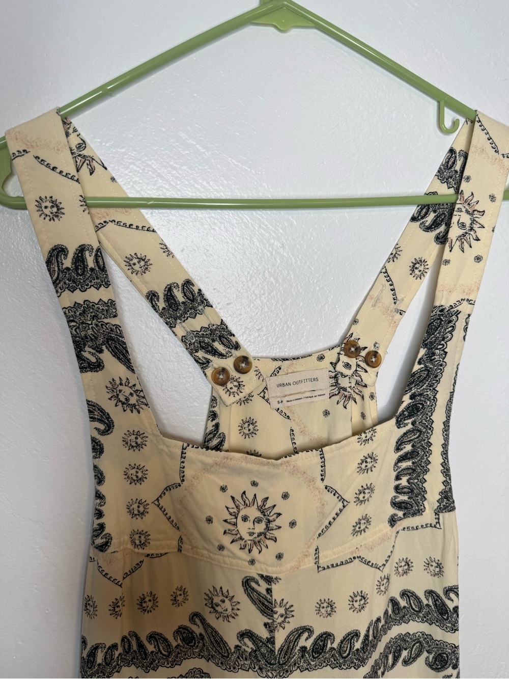 Urban Outfitters UO Pocket Full Posey Bandana Playsuit Romper S - Picture 4 of 9